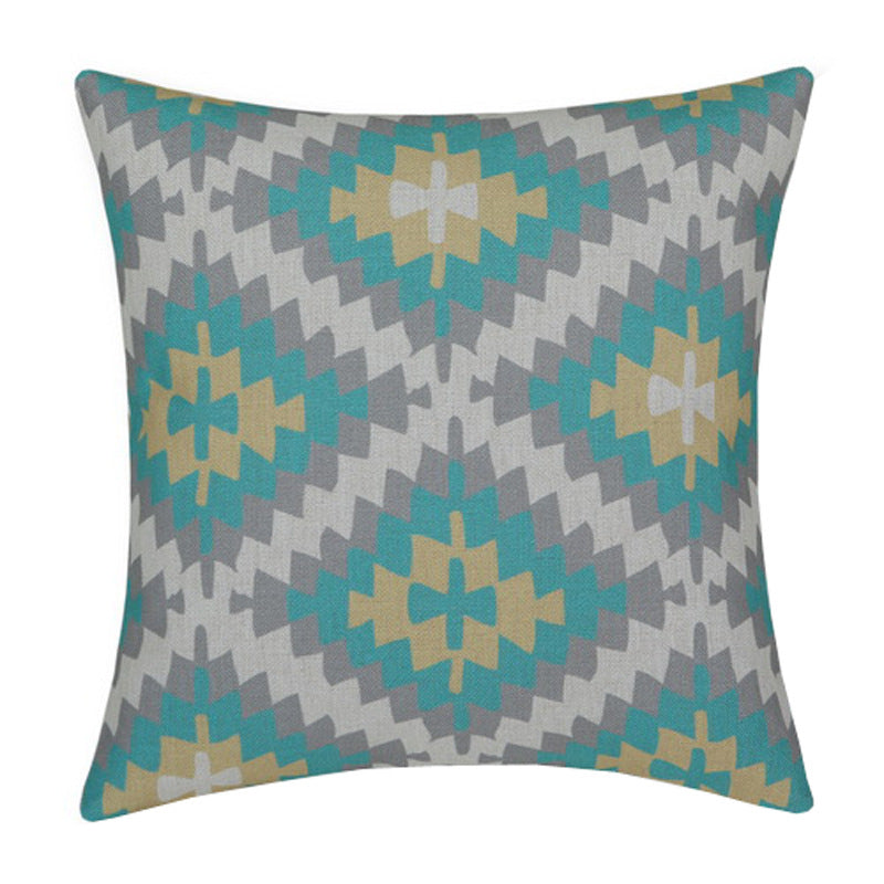 Cotton and Linen Decorative Pillow