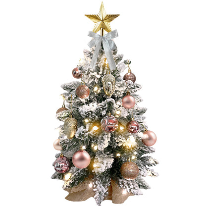 2Ft Mini Christmas Tree with Artificial Lights