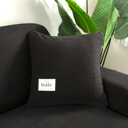 Corn Velvet Solid Color Sofa Pillow Cover Set