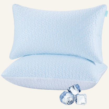 SEMZSOM CoolTech Hotel Pillows - Set of 2