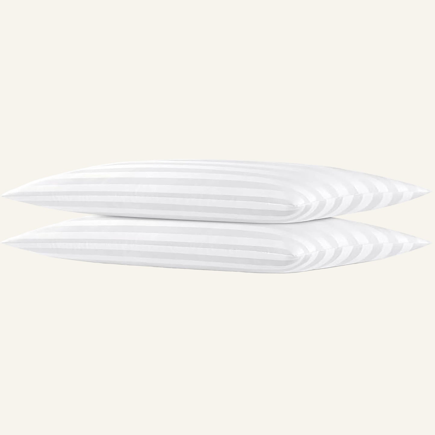 Low Profile Down Alternative Pillows | Standard | Set of 2