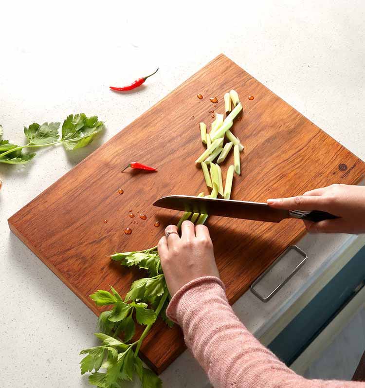 Pear Wood Chopping Board for Home Kitchen Use